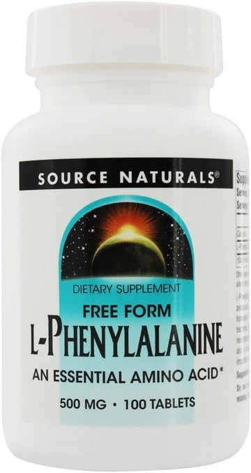 Source Naturals L-Phenylalanine Free Form Essential Amino Acid* - 100 Tablets