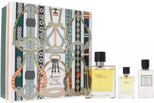 Hermes Terre D'Hermes Set (Parfum 75Ml + Mini 12,5Ml + After Shave 40Ml)