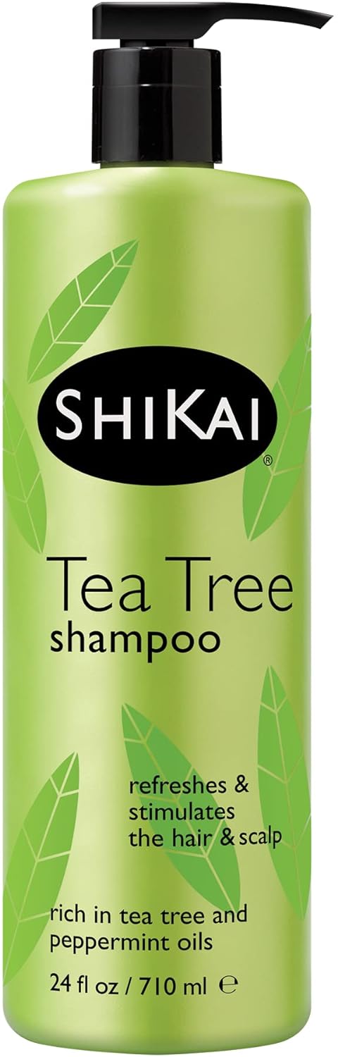 ShiKai Tea Tree Shampoo (24 oz) | Invigorating Peppermint & Tea Tree | Refresh & Stimulate Your Scalp | Soap Free Cleanser | Mild for Daily Use : Beauty & Personal Care