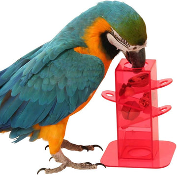Puzzle Treat Tower Interactive Enrichment Parrot Toy