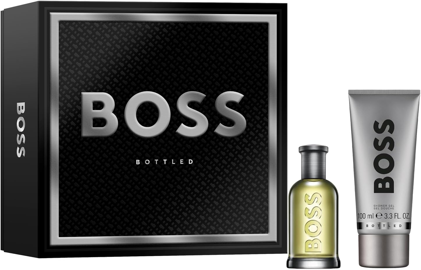 Boss Men'S 2 Piece Boss Bottled Festive Giftset Including An Eau De Toilette 50Ml And Shower Gel 100Ml