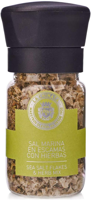 Sea Salt In Scales With Herbs (Grinder) - La Chinata (35 G)