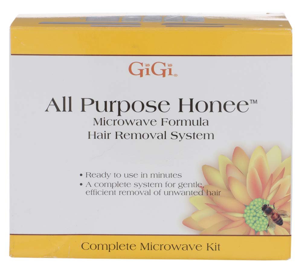 GiGi All Purpose Honee Microwave Kit for Hair Waxing/Hair Removal – Complete Hair Removal System