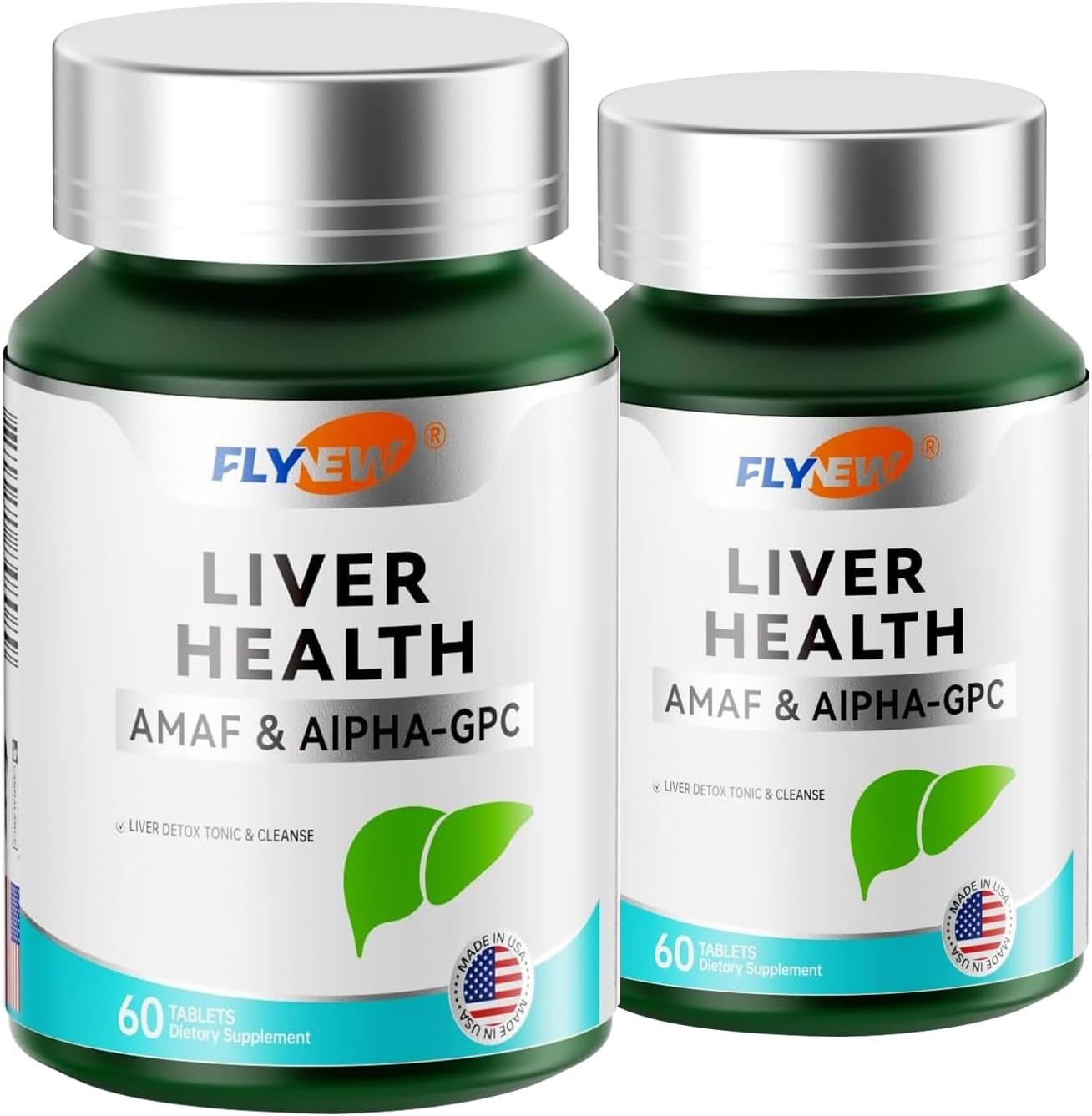 Liver Health, Nadh & Alpha-Gpc, Pqq, L-Theanine, 120 Tablets