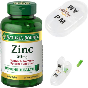 Nature Bounty. Zinc 50 mg Tablets for Immune Support and Antioxidant P