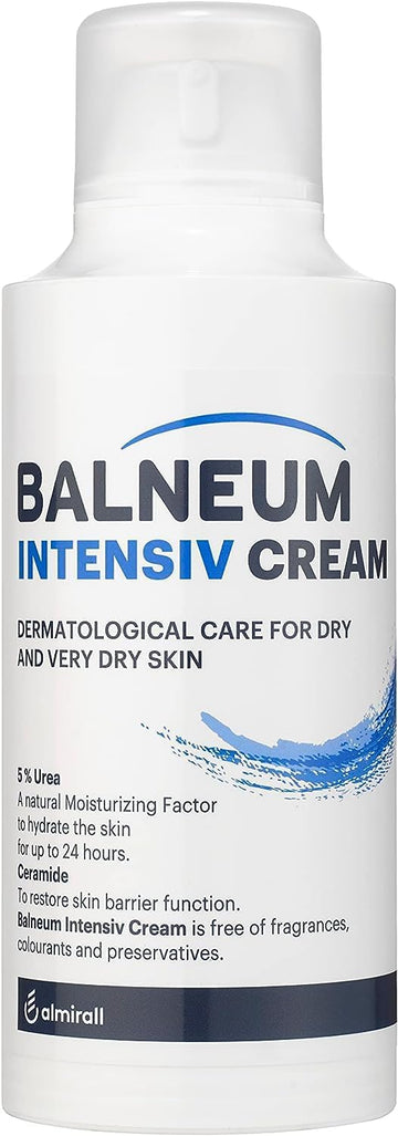 Balneum Intensiv Cream - Moisturisation And Hydration For Dry Skin - Formula With Urea And Ceramide - Suitable For Eczema And Dermatitis - For Men And Women - 500Ml