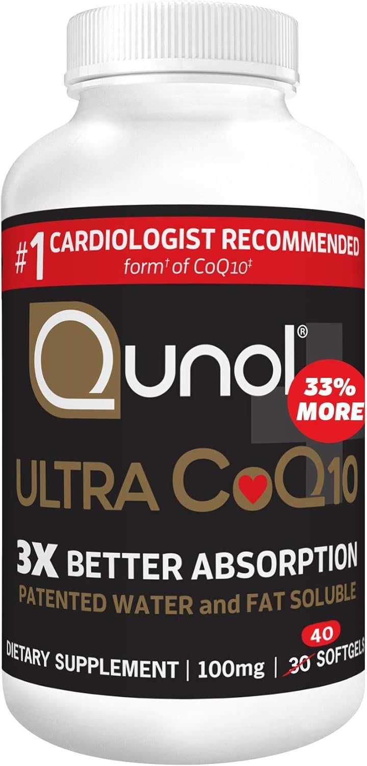 Qunol Coq10 200Mg Softgels, Ultra Coq10