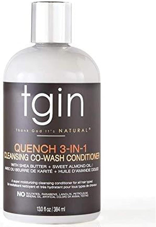 Tgin Quench 3-In-1 Co-Wash Conditioner And Detangler 384Ml