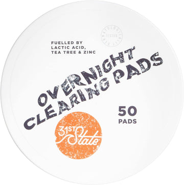31St State Cleansing Pads, Acne Treatment For Teenagers. Vegan, Paraben Free, Gluten Free Skincare. 50 Face Wipes