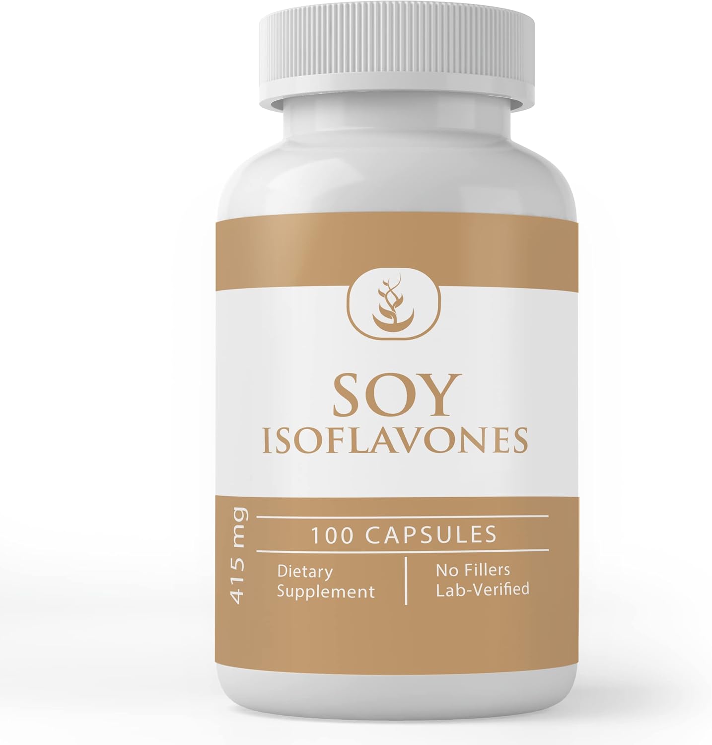 Pure Original Ingredients Soy Isoflavones, (100 Capsules) Always Pure, No Additives Or Fillers, Lab Verified