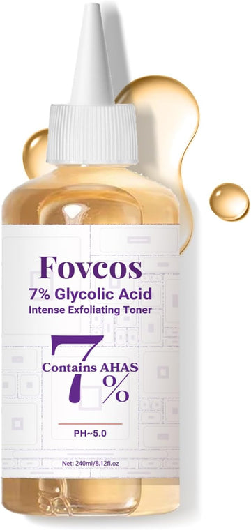 7% Glycolic Acid Toner, 7% Glycolic Acid Toner For Diminishing Acne Marks, Pore Tightening And Skin Hydration