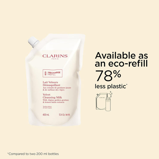 Clarins Velvet Cleansing Milk Refill 400ml : Amazon.co.uk: Beauty