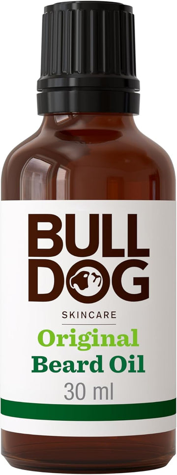 Bulldog Skincare Original Beard Oil, Men'S Grooming, Beard Moisturiser For Softer, Supple Beards, 30G