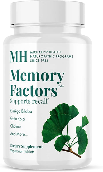 Michael'S Health Naturopathic Programs Memory Factors - 90 Vegetarian Tablets - Provides Nourishment Memory & Cognition - Kosher - 20 Servings