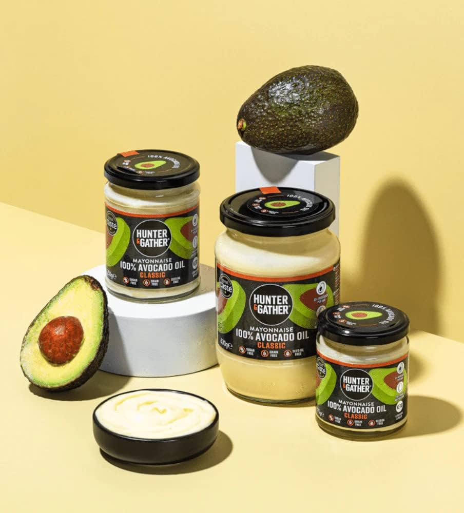 Hunter & Gather Avocado Oil Mayonnaise 250g | Seed Oil Free I Made with Pure Avocado Oil and British Free Range Egg Yolk | Paleo, Keto, Sugar and Gluten Free Avocado Mayo : Amazon.co.uk: Grocery