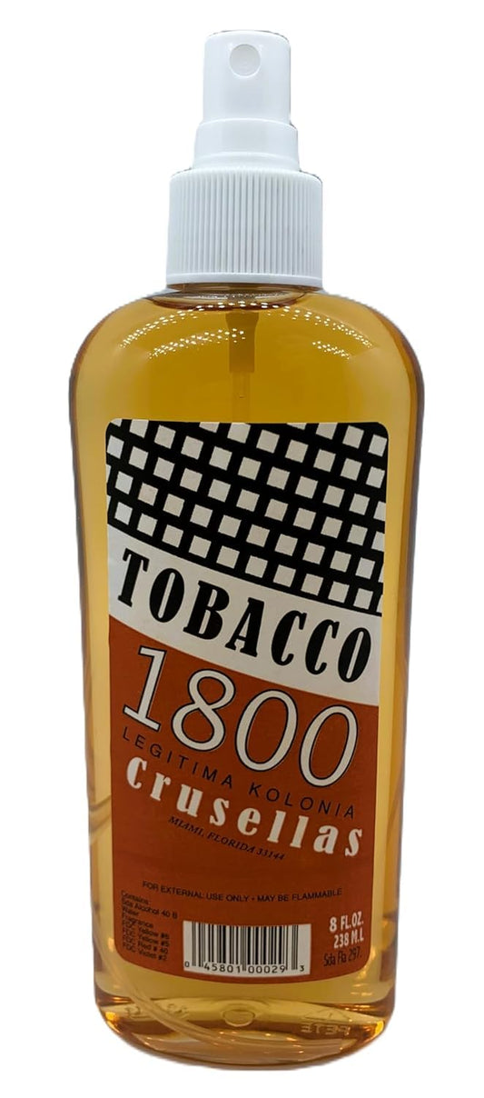 Crusellas Legitima Kolonia 1800 Tobacco Pump Spray Cologne 8 Fl. Oz. : Beauty & Personal Care