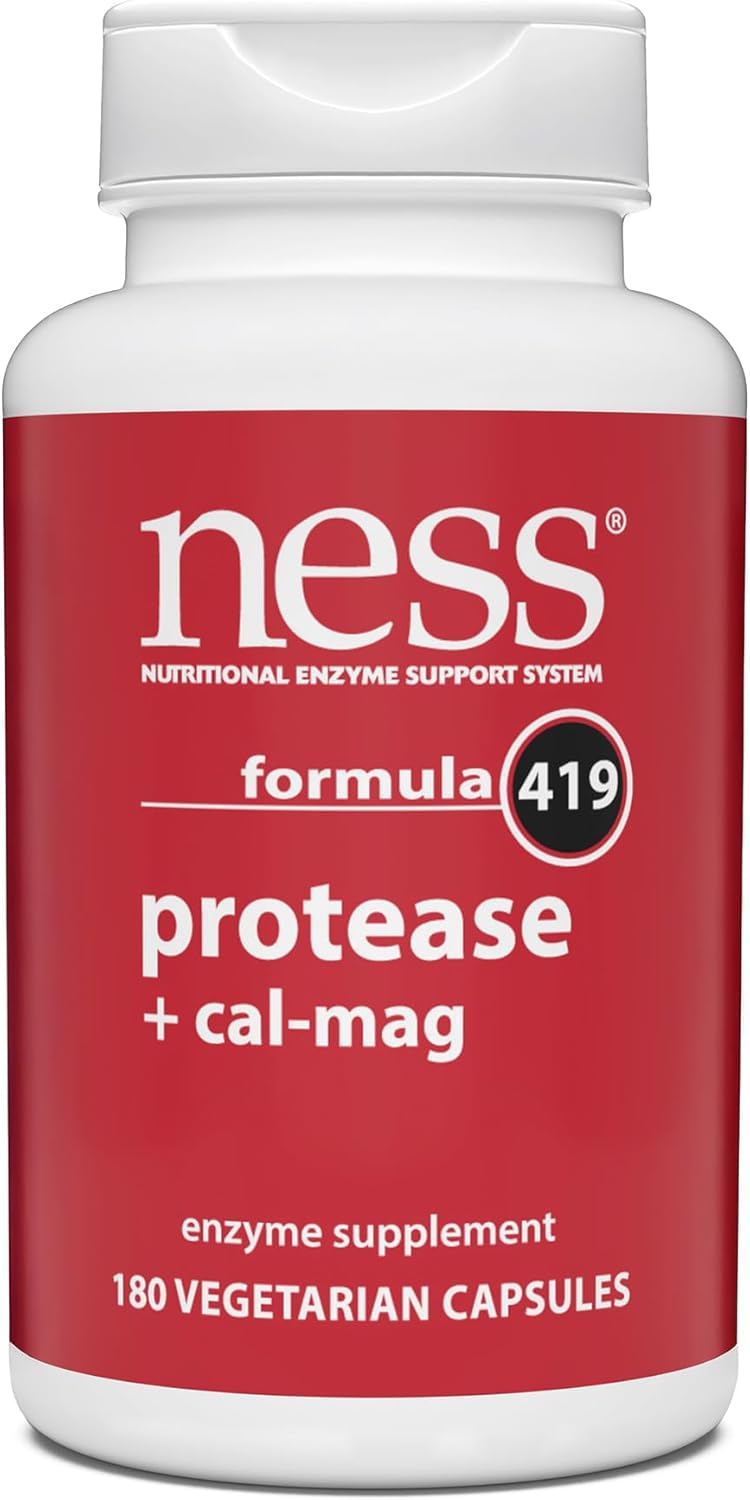 Protease W/Cal-Mag #419 180 Vegicaps : Health & Household