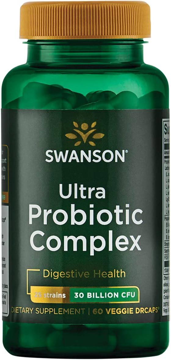 Swanson Ultra Probiotic Complex 30 Billion Cfu 60 Veg Capsules