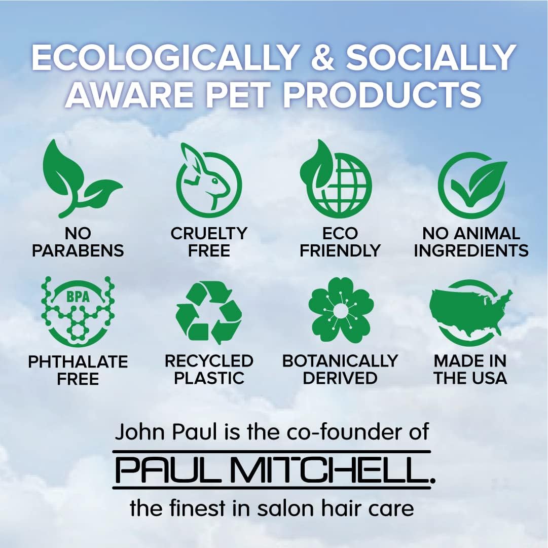 Oatmeal Shampoo - Grooming for Dogs and Cats, Soothe Sensitive Skin Formula with Aloe for Itchy Dryness for Pets, pH Balanced, Cruelty Free, Paraben Free, Made in USA : Paul Mitchell Dog Shampoo : Pet Supplies