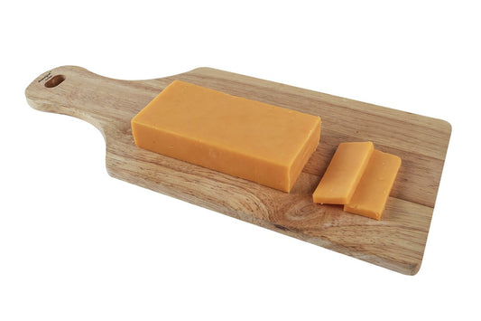 Amazon Brand - Happy Belly Sharp Cheddar Cheese Block Bar, 8 Oz