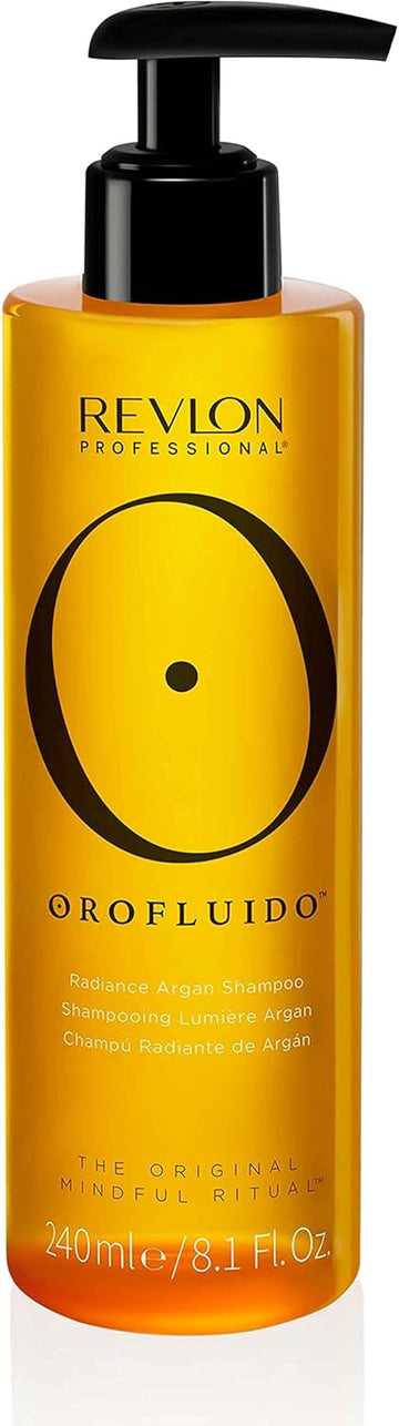 Revlon Professional Orofluido Radiance Argan Shampoo, Moisturizing Shampoo With Argan Oil – 240 Ml