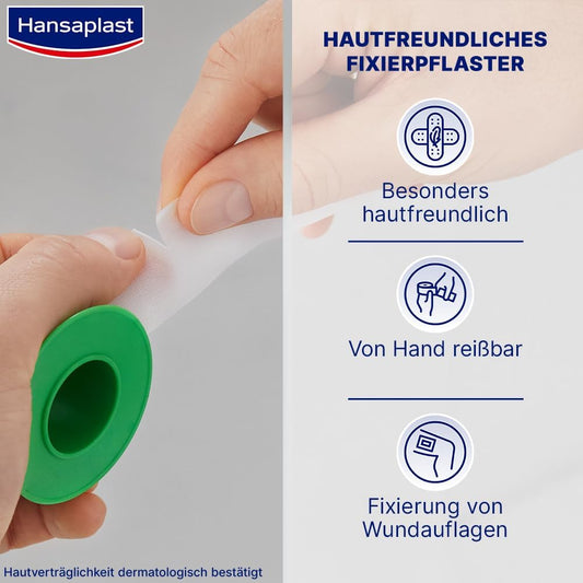 Hansaplast Sensitive Bandaging Tape 5 M X 2.5 Cm By Beiersdorf Ag (Vss)