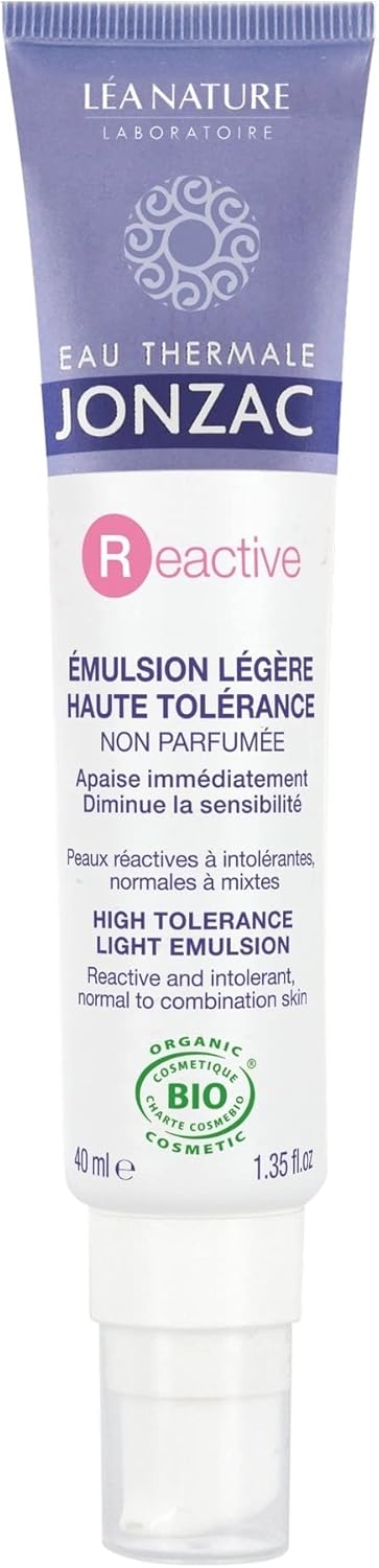 Eau Thermale Jonzac Organic Cosmetic Reactive High Tolerance Light Cream, 40 Ml