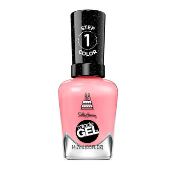 Sally Hansen Miracle Gel™, One Gel Of A Party Pink An Outfit, Long Lasting, Gel-Like Formula, No Uv Lamp Needed, Pink Nail Polish