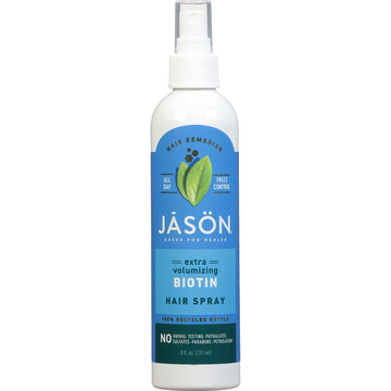 Jason Hair Spray, Thin To Thick Extra Volume, 8 Fl Oz (Packaging May Vary)