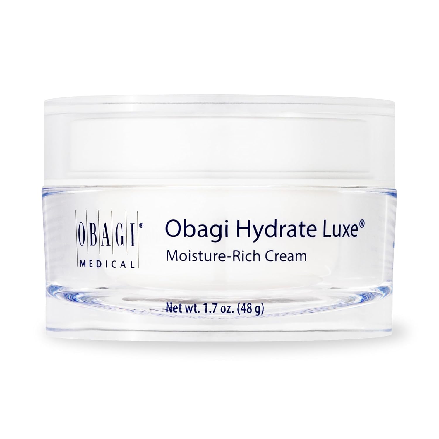 Obagi Hydrate Luxe Moisture-Rich Cream, 1.7 oz Pack of 1 - Hydrating Face Lotion with Shea Butter - Ultra-Rich Moisturization Night Face Cream for Dry Skin, Sensitive Skin, Aging Skin