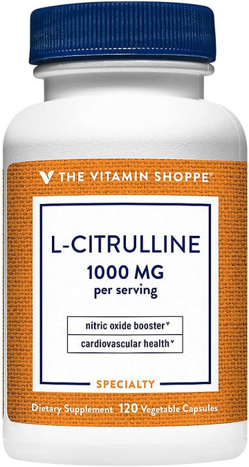 The Vitamin Shoppe L-Citrulline 1,000MG, Free Form Antioxidant with Ni