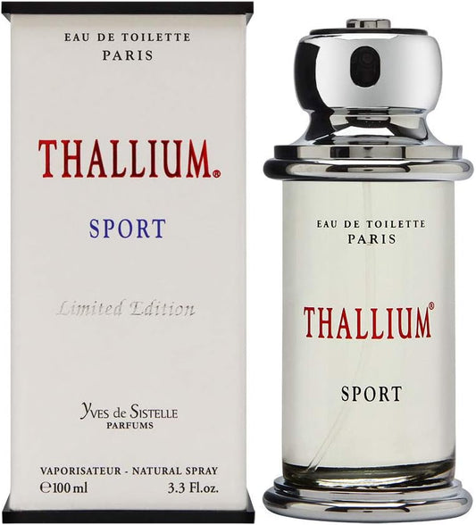 Thallium Sport By Yves De Sistelle For Men - 3.3 Oz Edt Spray (Limited Edition) 3.3 Oz : Beauty & Personal Care