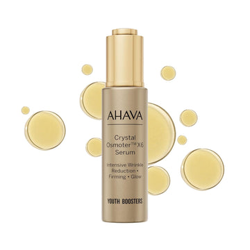 Ahava Crystal Osmoter X6 Serum - Revolutionary Youth Booster & Intense Wrinkle Reduction, Enhances Youthful Glow & Firming, Enriched With Exclusive Blend Of Dead Sea Osmoter & Jojoba Oil, 1 Fl.Oz : Beauty & Personal Care