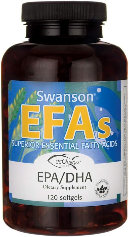 Swanson Ecomega Epa/Dha Fish Oil 180/120 Milligrams 120 Sgels