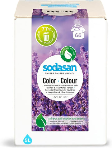 Sodasan Organic Colour Lavender Detergent 5L Bib (1 X 5 L)