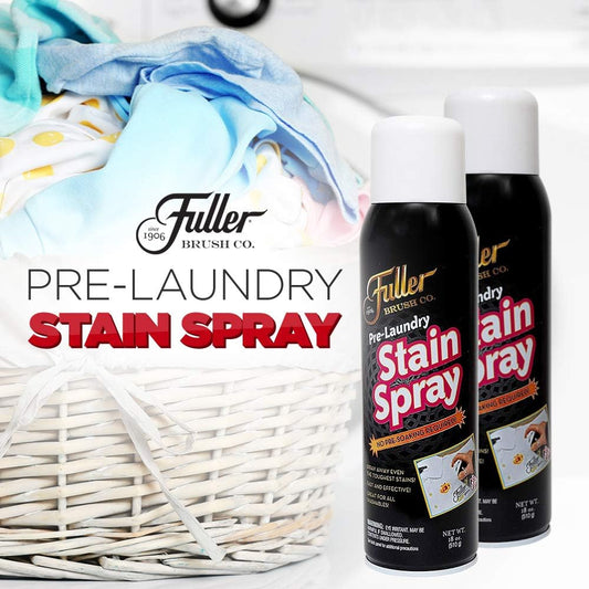 Fuller Brush Pre-Laundry Stain Spray- Dissolves the Toughest Stains – No Pre-Soaking Required - 18 oz