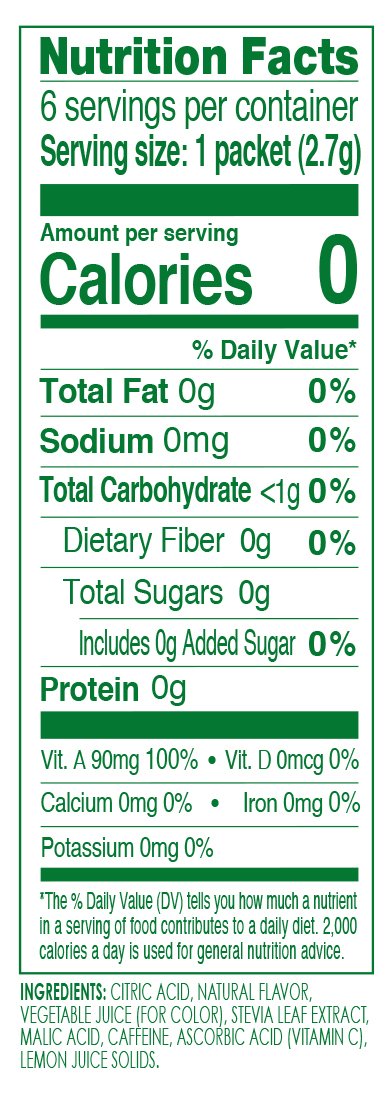 True Lemon (Energy Drinks) Wild Cherry Cranberry & Wild Blackberry Pomegranate 2 Boxes Each Flavor (4 Boxes Total), 24Ct Instant Powdered Drink Mix Packets Total, By True Citrus, 2.7 Gram (Pack Of 24)