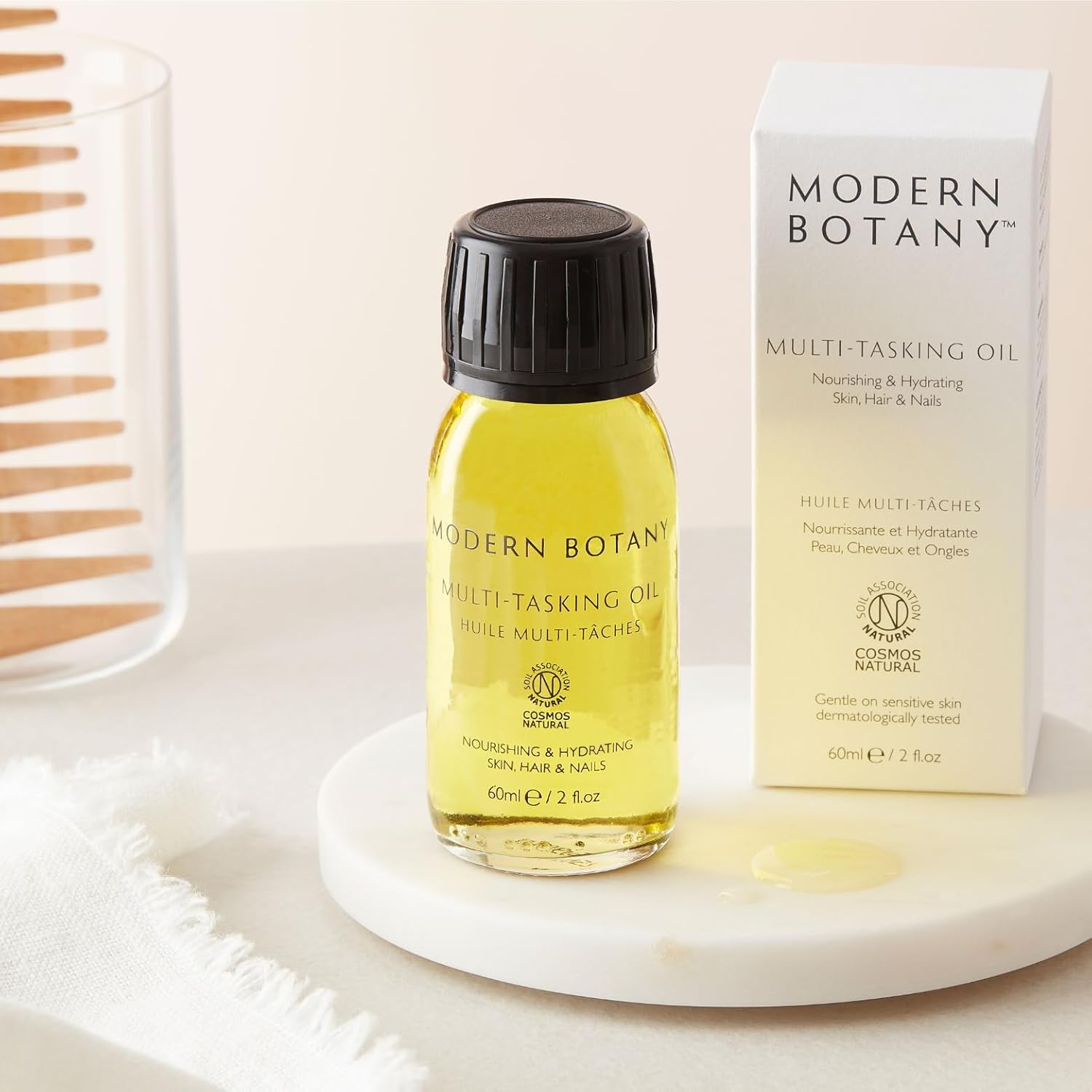 Modern Botany Multi-Tasking Oil | Hydrating & Moisturizing Oil For Skin, Hair & Nails | Dermatologically Tested & Suitable For Sensitive Skin | Cosmos Natural 100% Natural Origin Of Total : Beauty & Personal Care