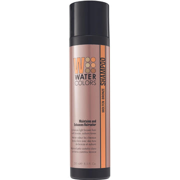 Watercolors Color Depositing Sulfate & Paraben Free Shampoo, Maintains & Enhances Haircolor - Molten Bronze 8.5 Oz