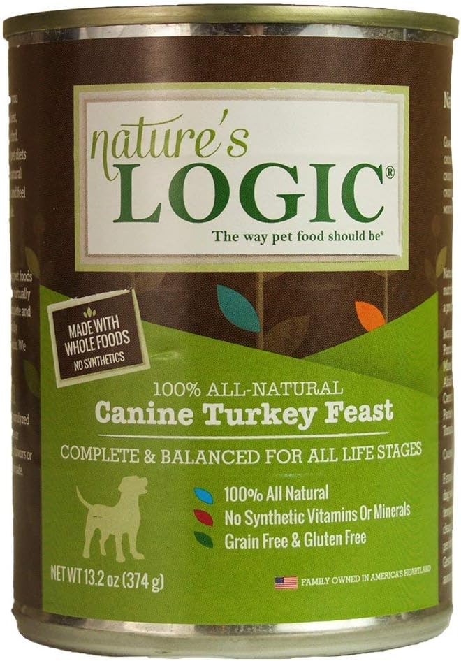 Natures Logic Nl00159 Grain-Free Turkey Feast Wet Dog Food, One Size