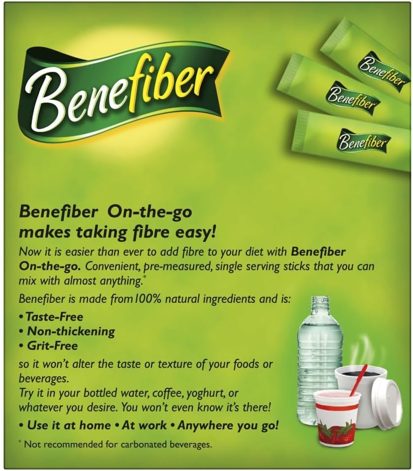 Benefiber Natural Fibre Supplement On-The-Go Stick 28 Pack