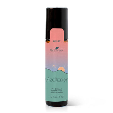 Plant Therapy Meditation Essential Oil Blend Ore-Diluted Roll-On 10 Ml (1/3 Oz) 100% Pure, Therapeutic Grade