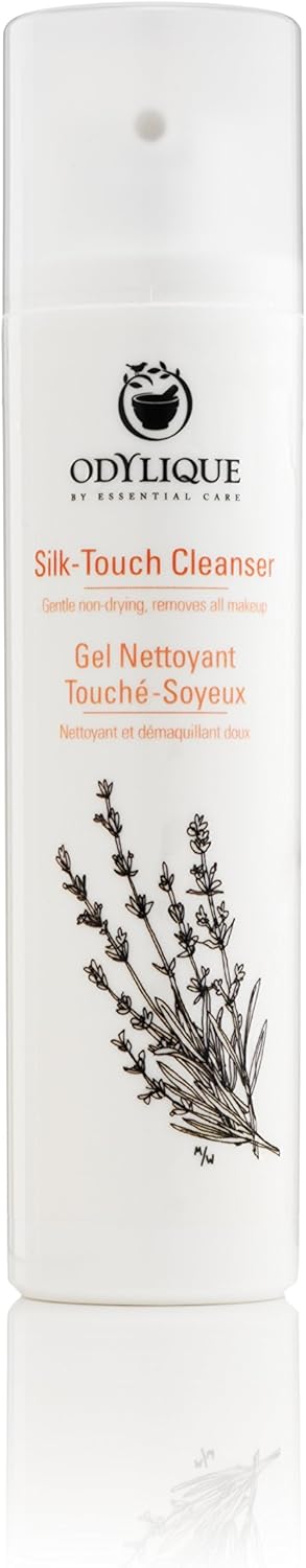 Odylique Silk Touch Cleanser | Organic Cleanser For Mature Skin | With Purifying Lavender & Hydrating Plant Oils | Facial Cleanser For Mature Dry Skin (95G)