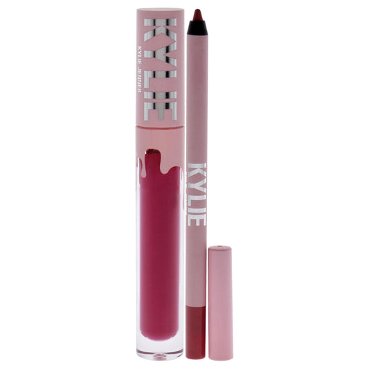 Kylie Cosmetics Matte Lip Kit - 102 Extraordinary For Women - 2 Pc 0.10 Oz Matte Liquid Lipstick, 0.03 Oz Lip Liner