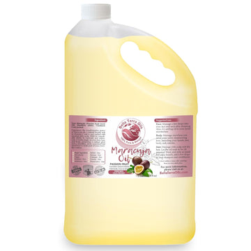 Bella Terra Oils Maracuja (Passion Fruit) Oil – 1gallon, Nourishing, Lightweight, Radiance Boosting, For Skin & Hair