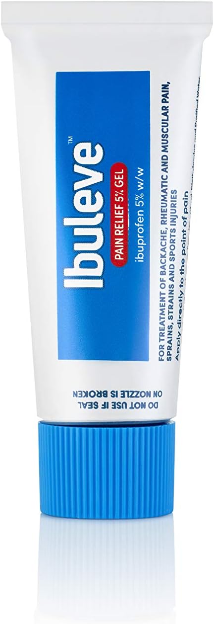 Ibuleve Pain Relief 5% Ibuprofen Gel, Clinically Proven, Anti-Inflammatory Relief for Joint Pain, Sprains, Backache, Muscular Pains and Sports Injuries, 30g : Amazon.co.uk: Health & Personal Care