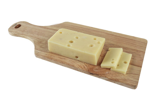 Amazon Brand - Happy Belly Swiss Cheese Block, 8 Ounce (Pack Of 1)