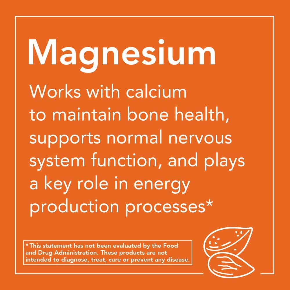 NOW Foods Supplements,powder Magnesium Inositol Relax, Nervous System Support*, Fizzy Lemonade Flavor, 16-Ounce : Health & Household
