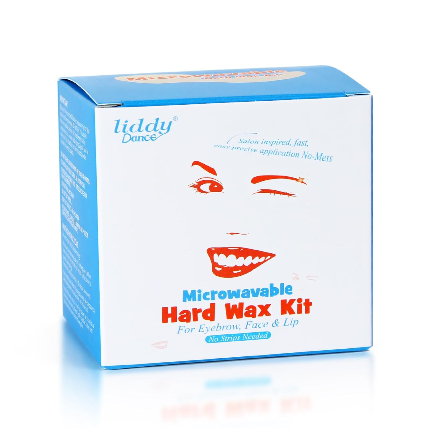 Face Waxing Kit For Women, Microwave Hard Wax Hair Removal Kit For Eyebrow, Face & Lip, New Eyebrow Waxing Kit With Shaper Tape