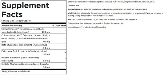 Swanson Immune Essentials 60 Veg Capsules (2 Pack)